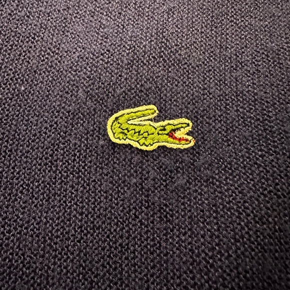 Vintage 70s/80s Izod Lacoste Men’s Sz: XL V-Neck Blue Pullover Sweater. - Picture 7 of 11